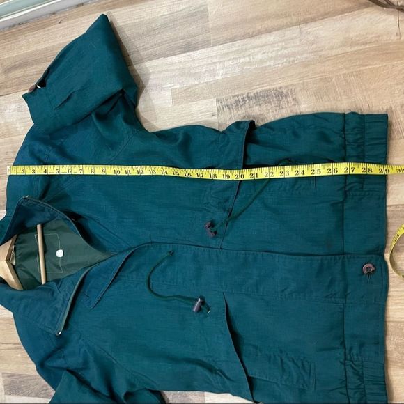 Vintage | 1980s Emerald Teal Utility Jacket - Picture 6 of 12
